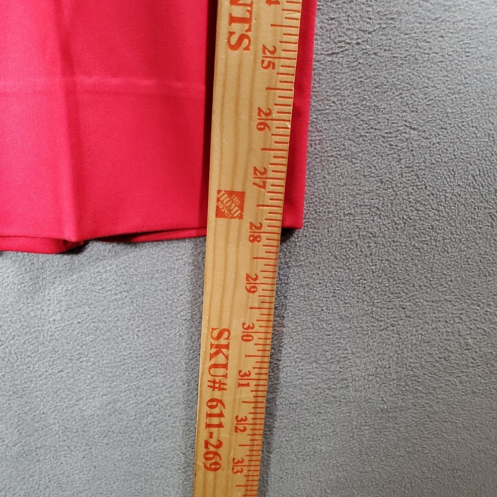 Peace of Cloth Pants Womens‎ 16 Red Straight Leg Career Dress USA Made Classic - Picture 6 of 9